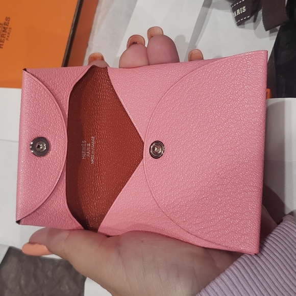 NEW Hermes Bastio Versa Coin Rose Confetti - Picture 4 of 6